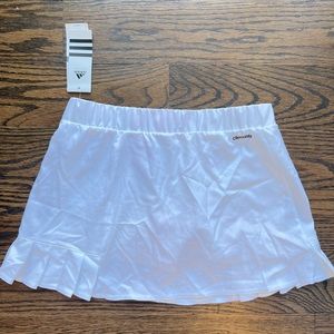 Adidas Climalite Tennis Skirt - S / White